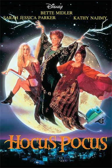 Hocus Pocus (1993) - Bette Midler, Sarah Jessica Parker, Kathy Najimy #MovieHocusPocus1993 Halloween Shuffle, Hermanas Sanderson, Hocus Pocus 1993, Disney Worlds, Hocus Pocus Movie, Movies Horror, Disney Merch, Anime List, Bette Midler