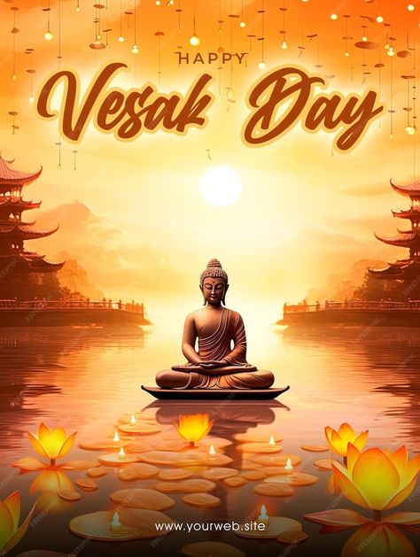 Premium PSD | Happy vesak day poster Vesak Day Poster, Happy Vesak Day, Wesak Day, Happy Vesak, Vesak Day, Social Ads, Samsung Wallpaper, E Card, Morning Greeting