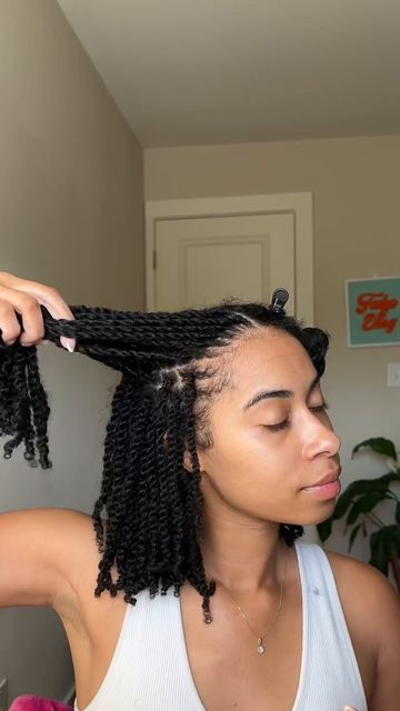 Twists Cornrows, Twist Cornrows, Mini Twists, Protective Style, Twist Out, Protective Styles, Naturally Curly, Natural Hair Styles, Twist