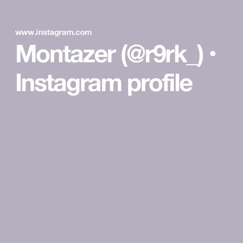 Montazer (@r9rk_) • Instagram profile Insta Link, Instagram Link, Instagram Profile, Instagram