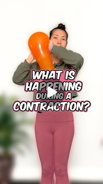 Gina, MS, & Roxanne, RN, BSN on Instagram: "What is Happening during a contraction??  Comment “CHILDBIRTH” for the direct link to our childbirth education for more education to help breakdown the mystery of birth!   When your body is contracting during labor, as the cervix dilates and effaces it builds up and thickens the fundus.   The fundus is what pushes baby down onto the cervix and eventually OUT of the body!   When we have the practice contractions or Braxton hicks contractions, this is the middle portion of the uterus contracting, but nothing is happening really in the fundus to cause the cervix to dilate!   This balloon demo is one of my favorites that we do in every childbirth ed class 😂😂 just watch out for the flying ping pong ball 😂  #childbirtheducation #uterus #fundus #labo Cervix Opening Exercises, How To Dilate Cervix Faster Naturally, Cervix Dilation, Contractions Labor, Braxton Hicks, Childbirth Education, What Is Happening, Ping Pong, Labor