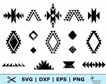 Svg files of southwestern designs | Etsy Native Patterns, Aztec Wall Art, Aztec Symbols, Hopi Tribe, Crafts 2023, Leather Patterns, Laser Files, Full Body Tattoo, Beaded Lanyard