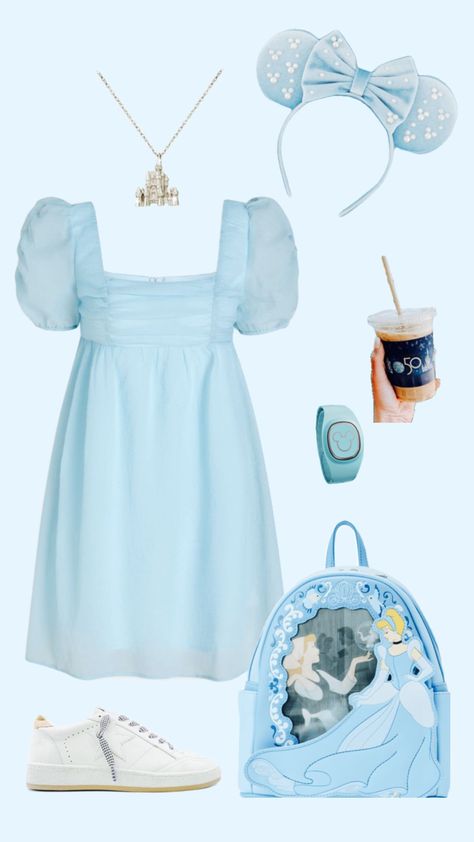 Princess Disney Outfit, Cinderella Disney Outfit, Outfit Ideas Princess, Outfit Ideas Disney, Disney Outfit Ideas, Disney World Aesthetic, Disney Outfits Women, Outfit Disney, Aesthetic Disney