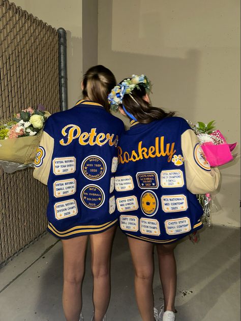 Letterman Jacket Designs, Vivienne Westwood Tops, Letter Jacket, Speech And Debate, Jacket Designs, Letterman Jackets, Honor Roll, Varsity Jackets, Bead Weaving Patterns