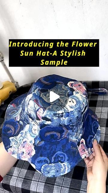 All Girls' Things on Instagram: "Introducing the Flower Sun Hat-A Stylish Sample #sunhat #flowerhat #hatmaking #firstfriday #rainy #diygiftsandcrafts #crafts #selfimprovementdaily #handcraft #howto #howtomake #sewinghacks #Handmade #sewingproject" Sunhat Pattern, Sewing Hats, Girls Things, Sand Crafts, Flower Hats, Summer Hats, Hat Making, Sun Hat, Sewing Hacks