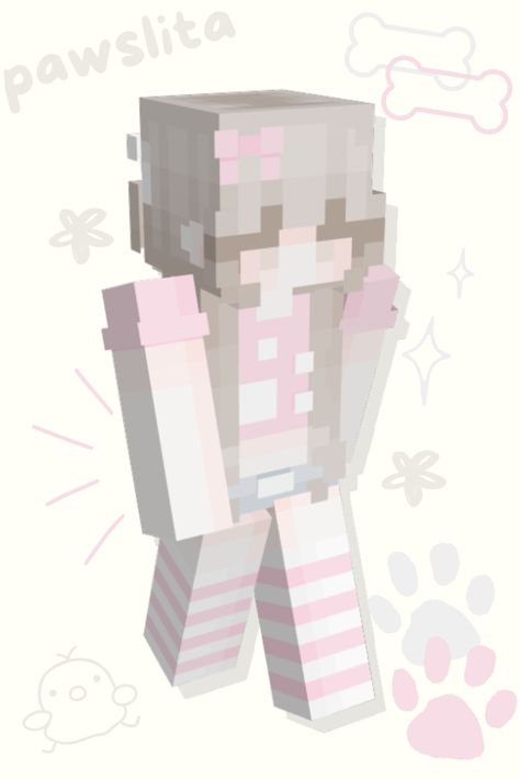 cute minecraft kawaii girl inspired skin made originally by pawslita, download it on the skindex or namemc ( ∩´͈ ᐜ `͈∩) ₊˚⊹♡ tags: #minecraft#minecraftskin#minecraftgirlskin#kawaii#kawaiiminecraftskin#cutegirlskin#cutegirlminecraft#mc#minecraftjava#minecraftbedrock#minecraftkawaiiskins#pawslita#new#minecraftnewskin#minecraftgirls#minecraftkawaii#minecraftgirlyskin#minecraftspring#minecraftskincreator#minecraftskinideas#minecraftideas#newminecraftskin Minecraft Templates Skins, Kawaii Minecraft Skins Layout, Minecraft Skins Female Aesthetic, Skin Minecraft Girl Download, Skins Minecraft Download, Minecraft Java Skin, Minecraft Coquette Skin, Minecraft Girl Skins Layout, Mc Skins Girl