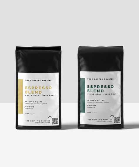 Make a statement with this coffee bag label template. Perfect for cafe branding and coffee roaster packaging. This template is fully editable and printable to save you time and money. Coffee Bean Logo, Minimalist Coffee, Coffee Label, Bag Label, Label Printable, Cafe Branding, Chocolate Malt, Coffee Roaster, Pouch Packaging