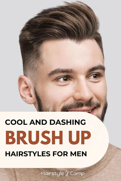 Brush Up Hairstyles for Men Brush Up Men Hairstyle, Brush Up Hairstyle, Men Hairstyle, Exude Confidence, Men's Haircuts, Hairstyles For Men, Hair Game, Hairstyles Haircuts, Haircuts For Men