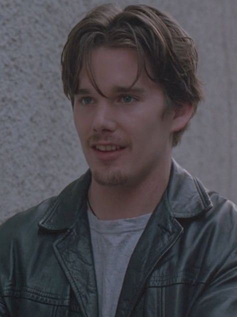 Ethan Hawke as Jesse in the movie Before Sunrise 1995 Before Trilogy, Sean Leonard, Movie Nerd, Oh Captain My Captain, Ethan Hawke, Captain My Captain, Debby Ryan, Richard Madden, Dead Poets Society