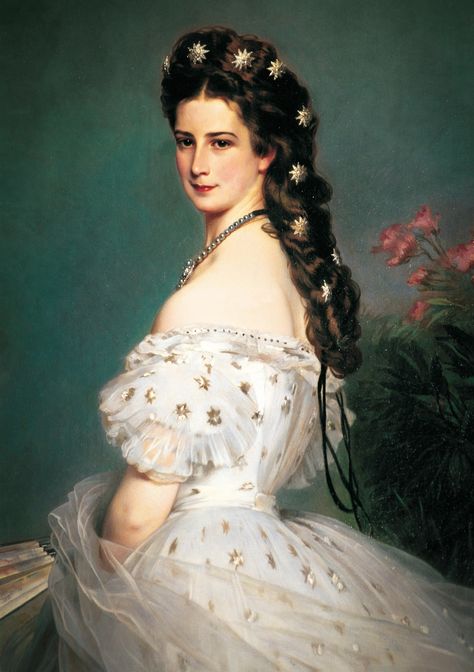 Empress Elisabeth of Austria was a tragic beauty queen Franz Winterhalter, Empress Sissi, Franz Xaver Winterhalter, Empress Elisabeth, Hair Growth Secrets, History Magazine, Royal Life, The Empress, Beauty Queens