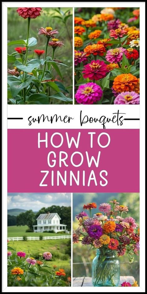 Discover the secrets to planting zinnias and enjoy a garden full of vibrant blooms. Follow our simple steps for planting, watering, and caring for your zinnias to ensure a season of stunning flowers. Zinnias From Seed, Growing Zinnias From Seed, Common Lawn Weeds, Plants Tips, Zinnia Garden, Garden Layouts, Succession Planting, Grow Gorgeous, Zinnia Flowers