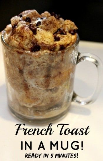 French Toast In A Mug, Breakfast In A Mug, Single Serve Breakfast, Mug Recipe, Easy French Toast Recipe, Nutella French Toast, Easy Breakfast Ideas, Classic French Toast, Brioche French Toast