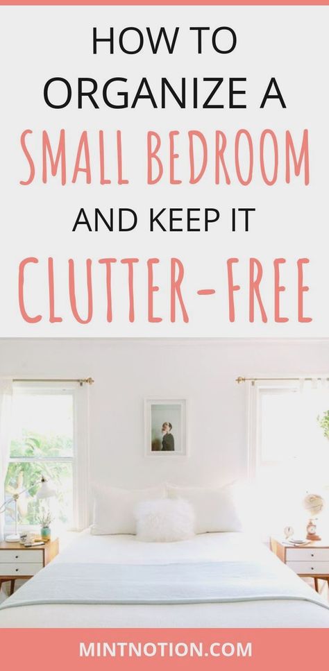 How to organize a small bedroom and keep it clutter free. Miniamlist bedroom ideas. Choose the right bedframe. Organize your dresser drawers with intention. Organize A Small Bedroom, Shoe Organization Small Space, Bedroom Clutter, Apartment Shopping, Clean Living Rooms, Cluttered Bedroom, Room Organization Bedroom, Small Apartment Bedrooms, Trendy Apartment