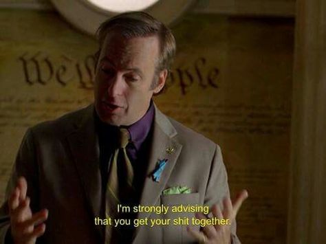 Saul Goodman Quotes, Breaking Bad 3, Jimmy Mcgill, Better Call Saul Breaking Bad, Saul Goodman, Call Saul, Great Tv Shows, Better Call Saul, Writing Quotes