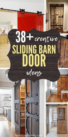 38+ Creative Sliding Barn Door Ideas & Designs That Maximize Your Space Barn Door Designs Ideas, Cool Doodle Ideas, Barn Door Ideas, Sliding Bathroom Doors, Bathroom Barn Door, Indoor Barn Doors, Wooden Sliding Doors, Farmhouse Decor On A Budget, Barn Door Closet