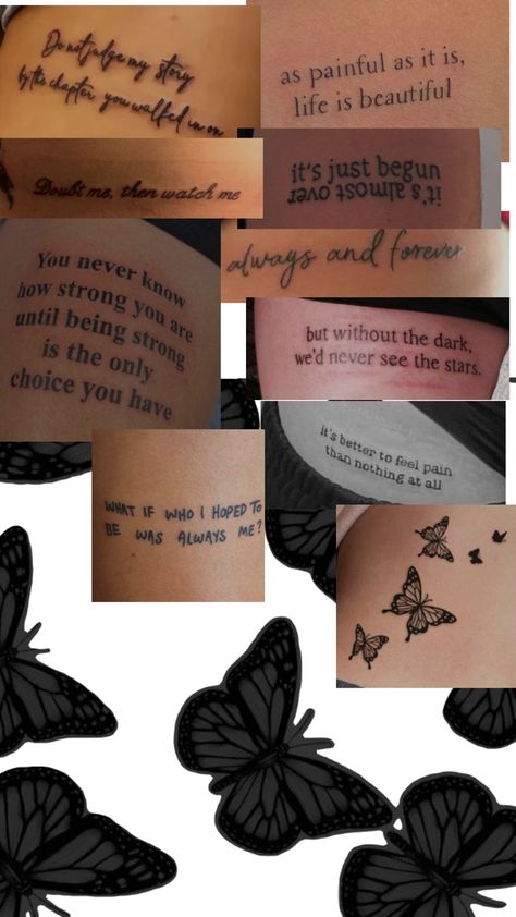 Collage of future tattoos Obx Tattoos Ideas, One Tree Hill Tattoos Ideas, One Tree Hill Tattoos, Obx Tattoos, Bestie Tattoos, Bestie Tattoo, One Tree Hill, All Or Nothing, Beautiful Stories