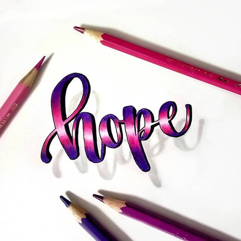 Sometime ago in April I lettered this word "hope," and in my caption I stated that it was hope that compelled me to keep entering giveaways… Hope Font, Hope Lettering, I Letter, Calligraphy Letters Alphabet, Handwriting Examples, Lettering Styles Alphabet, Free Calligraphy Fonts, Faux Calligraphy, Note Writing Paper