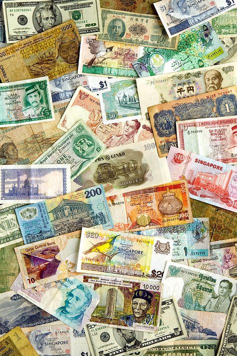 International currencies and currency codes – a helpful list for traveling abroad International Currency, American Money, Banknote Collection, Currency Design, Foreign Currency, Money Notes, Currency Note, Money Collection, We Are The World