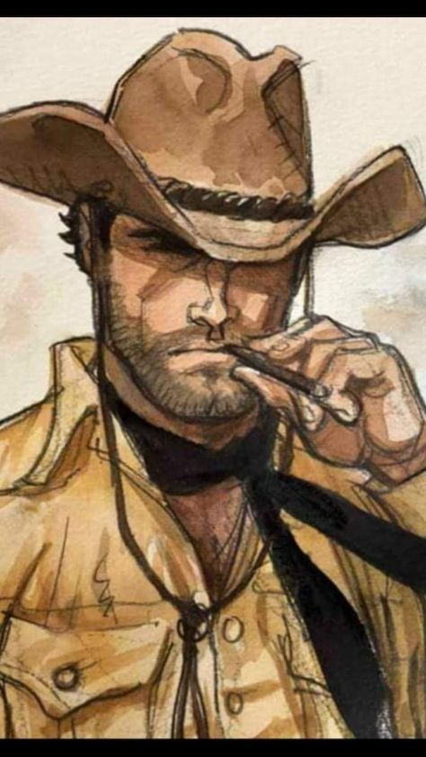 Cowboy Drawings, Cowboy Drawing, Cowboy Character Design, Cowboy Draw, Cowboy Artwork, Portrait Au Crayon, Bd Art, Western Artwork, Western Comics