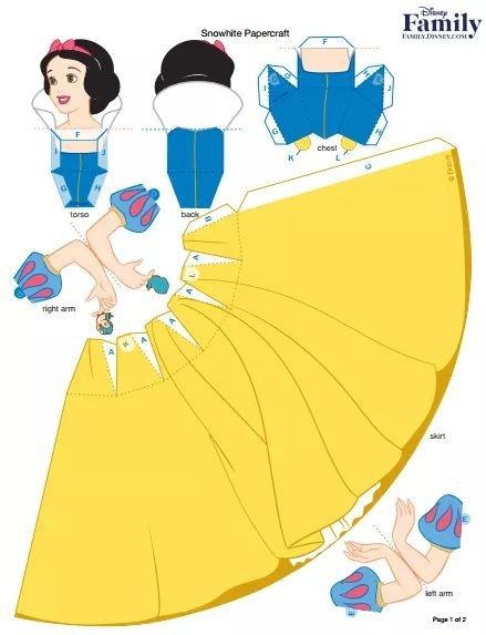 Printable Disney Princess, Disney Paper Dolls, Princess Paper Dolls, Princess Crafts, Disney Princess Party, Paper Dress, Hand Crafts For Kids, Doll Home, Paper Toy