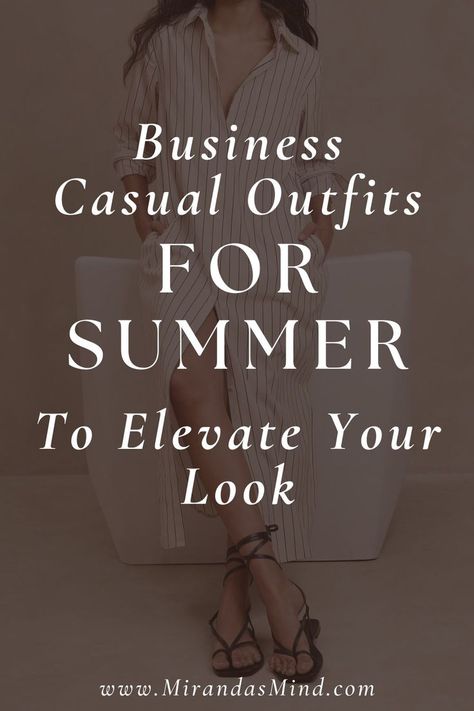 Summer brings sunshine, vacations, and… the struggle of of looking professional. Crafting a summer business casual wardrobe that’s both comfortable and chic is easier than you think. This post will showcase a variety of outfit ideas that will take you from morning meetings in the air conditioning to evening drinks on the patio. #summerbusinessoutfits #summerofficeattirewomen #classybusinessoutfits #corporatebaddie #whattowear #summerworkoutfits #fashion #aesthetic #summerworkoutfitsoffice Summer Office Attire Women, What Is Business Casual, Summer Business Outfits, Summer Work Outfits Office, Meeting Women, Summer Business Casual, Summer Business Casual Outfits, Meeting Outfit, Casual Outfits For Women