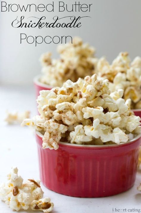 Whirley Pop Recipes, Snickerdoodle Popcorn, Dessert Popcorn, Fun Popcorn, Dessert Design, Diy Dessert, Future Chef, Snack Mixes, Popcorn Treats