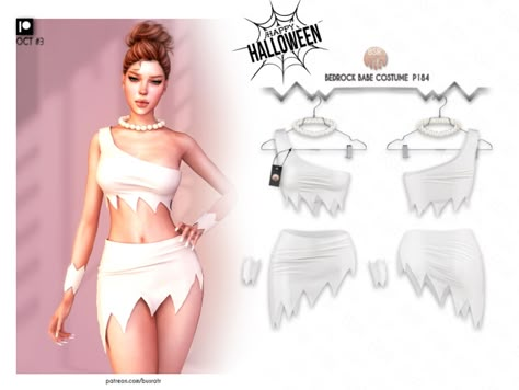 Sims 4 Halloween Cc, Sims Halloween Costume, Sims 4 Halloween, Sims Outfits, Cc Clothing, Sims 4 Stories, Halloween City, Cheap Halloween Costumes, Tumblr Sims 4