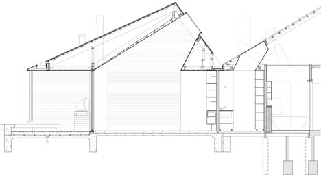 Windows funnel daylight into Andrew Burges' Skylight House extension Skylight House, Skylight Architecture, Roof Skylight, Stair Ideas, Skylight Design, Architecture Panel, Concrete Roof, House Extension, Architecture Model Making