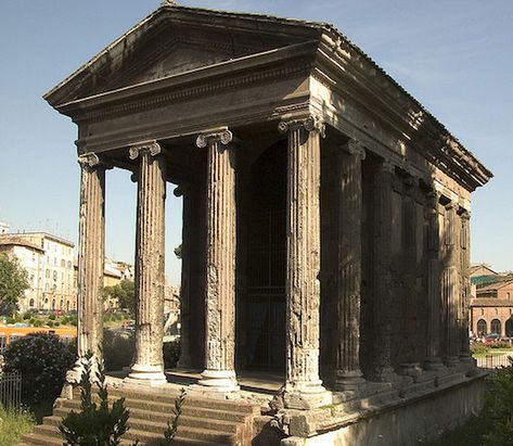 Rome Buildings, Rome Architecture, Ancient Roman Architecture, Architecture Antique, Visit Rome, Greek Temple, Ancient Greek Architecture, Roman Architecture, Roman History