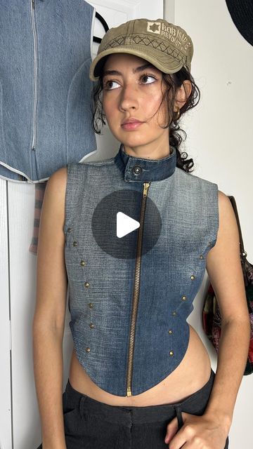 VAED || Slow Fashion Studio on Instagram: "FREE Sewing pattern! If your goal in 2024 is to learn or improve your sewing and make your own clothes comment 🪡 and to the first 15 people I’ll send you my Zip up Vest Pattern for FREE! If you want to purchase this pattern it’s linked in my bio and for a limited time use code “GOODBYE2023” and get 15% off!✂️ I can’t believe the year is already coming to an end but I’m ready for 2024 and all it has to bring! If you want to start making your own clothing this year make sure to follow and like and also check out my a YouTube because my goal is to teach YOU! #sewing #sewingpattern #sustainablefashion #freesewingpattern #upcycling" Vest Pattern Free, Zip Up Vest, Free Sewing Pattern, Make Your Own Clothes, Vest Pattern, Fashion Diy, Vest Fashion, Sewing Patterns Free, Free Sewing