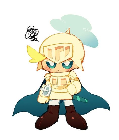 Knight Cookie Run Fanart, Knight Cookie Run, Knight Cookie, Cookie Run Fanart, Princess Cookies, Dearly Beloved, Cookie Run, Top Secret, Cartoon Art Styles