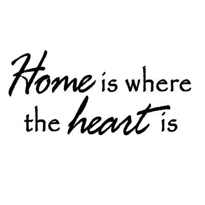 Winston Porter Daggett Home is Where the Heart is Wall Decal Love One Another Quotes, Vinyl Wall Art Quotes, Vinyl Wall Quotes, Quote Decals, Art Quotes Inspirational, Wall Quotes Decals, Home Quotes And Sayings, Vinyl Wall Art, Latest Trend