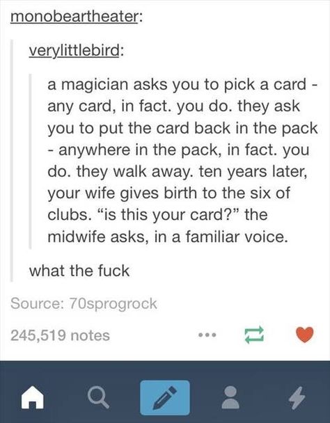 100 Of The Best And Funniest Tumblr Posts Of The 2010s Cool Magic Tricks, Funny Tumblr Posts, Very Funny, Funny Me, Text Posts, Super Funny, Tumblr Posts, Tumblr Funny, Funny Posts