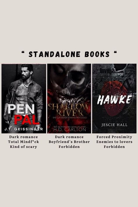 Standalone Dark romance books Listen all you want to thousands of included audiobooks, Originals https://www.audiphix.com/ @highlight #darkfeminineenergy #bookstagram #ibreria #books #darkacademia #darkromance #romancebookstagram #forbiddenromance #fakedating #grumpysunshine #workplaceromance #romancereader #romancereads #omancebooksofinstagram #hauntingadeline #hdcartlon #spicyromancebooks #booktok #romancebookstagram #fantasybookrecommendations #spicybookstagram Standalone Books, Best Books For Teens, Romance Books Worth Reading, Fiction Books Worth Reading, Romance Series Books, Book Reading Journal, Tbr List, Books To Read Nonfiction, Dark Books