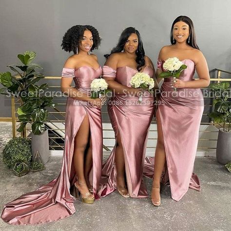 Rose Pink Bridesmaid Dresses, Cheap Long Bridesmaid Dresses, Mermaid Bridesmaid, Velvet Bridesmaid Dresses, Maid Of Honour Dresses, Pink Mermaid, Mermaid Bridesmaid Dresses, Pink Bridesmaid Dresses, Bridesmaid Dresses Online