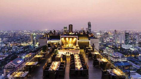 Kid-friendly rooftop bars: A list of over 30 family-friendly rooftops from all over the world | The Rooftop Guide Bangkok Nightlife, San Myshuno, Kempinski Hotel, Sky Bar, Best Rooftop Bars, Bangkok Hotel, Rooftop Lounge, Ao Nang, Bangkok Travel