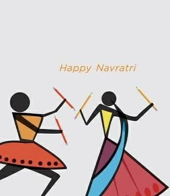 Navratri Nail Art Ideas, Navaratri Activities For Kids, Navtri Drawing, Navratri Painting Ideas Easy, Navratri Art Painting, Navratri Drawing Easy, Navratri Art And Craft, Navratri Festival Drawing, Navratri Craft Ideas For Kids