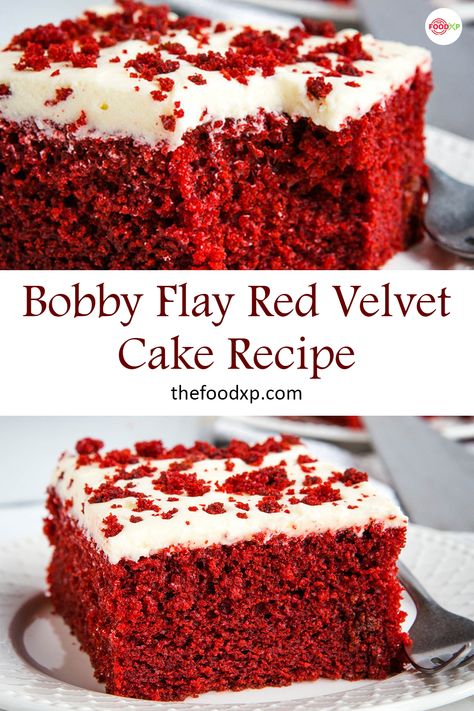 Eat Bobby Flay’s red velvet cake to have the pleasure of eating sweetness with spices. Here is the recipe for making super soft cake by following the steps given in the article. To check out the article click on the link given below. #redvelvetcakerecipeeasy #bestredvelvetcakerecipeeasy #deliciousredvelvetcakerecipeeasy #bobbyflayredvelvetcakerecipeeasy Red Velvet Wedding Cake Recipe, Doctored Red Velvet Cake Mix Recipes, Old Fashioned Red Velvet Cake Recipe, Red Velvet Cake Recipe From Scratch, Red Velvet Sheet Cake, Best Red Velvet Cake Recipe, Red Velvet Cake Recipe Easy, Velvet Desserts, Cooked Frosting