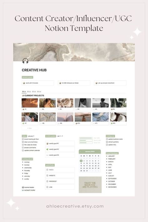 #Notion_Template_Planner #Notion_Template_Business #Aesthetic_Notion_Template #Visual_Resume Free Digital Planner, Visual Resume, Aesthetic Notion, School Template, Creative Hub, Content Planner, Notion Template, Content Calendars, Business Planner