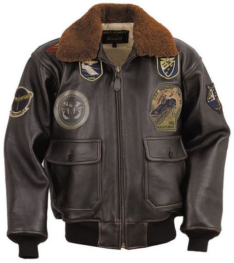 The leather bomber jacket wasn't originally created to be a stylish item. It was created as a functional item for military personnel to wear. Originally designed in the 1920's it was strictly a piece of military clothing when it first arrived.... Schott Jacket, Leather Flight Jacket, Pilot Jacket, Mens Fashion Rugged, Flight Jacket, Outdoor Jacket, Denim Jacket Men, Tom Cruise, Black Leather Jacket