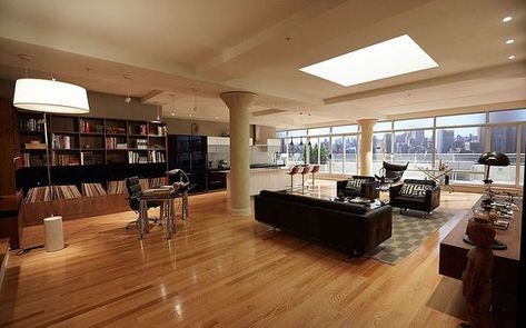 Harvey Specter Apartment, Harvey Specter Office, Successful Lawyer, Classic Life, Harvey Specter, American Series, Small Apartment Design, Home Library Design, Bachelor Pad