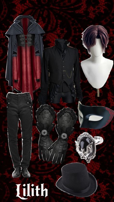 man 🍷🧛‍♀️ Man Vampire Costume, Gothic Male, Vampire Costume Male, Vampire Outfit Men, Vampire Goth Men, Goth Outfits Men, Men Outfits Aesthetic, Male Vampire, Medieval Outfit