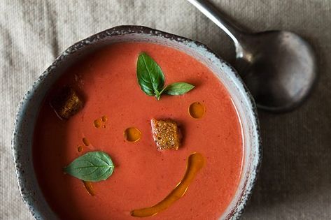 Eleven Madison Park's Strawberry Gazpacho Recipe on Food52, a recipe on Food52 Strawberry Gazpacho Recipe, Strawberry Gazpacho, Diabetics Recipes, Cold Soup Recipes, Eleven Madison Park, Gazpacho Recipe, Summer Soup, Cold Soup, Whole Grain Bread