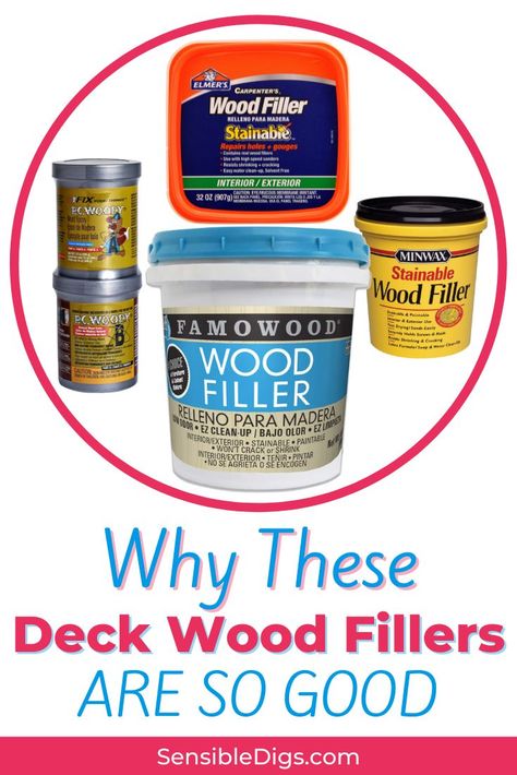 Got holes and cracks in your wooden deck? Use these wood fillers for the best possible results. How To Fix Rotten Wood On Deck, Deck Staining, Deck Wood, Deck Renovation, Deck Maintenance, Wood Fillers, Termite Damage, Deck Repair, Wooden Deck