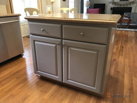 Agreeable Gray and Mega Greige - 2 Cabinet Girls What Color To Paint Cabinets, Mega Greige Cabinets, Greige Cabinets, Decorating Above Cabinets, Paint Your Cabinets, Greige Kitchen Cabinets, Mega Greige, Greige Kitchen, White Wicker Furniture