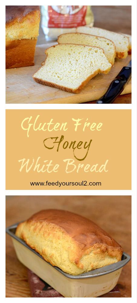 Honey White Bread, Gluten Free Bread Machine, Homemade Gluten Free Bread, Pain Sans Gluten, White Bread Recipe, Gluten Free Recipes Bread, Desserts Vegan, Homemade Gluten Free, Gluten Free Dairy Free Recipes