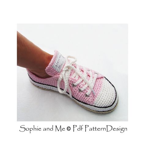 DIY crochet shoes