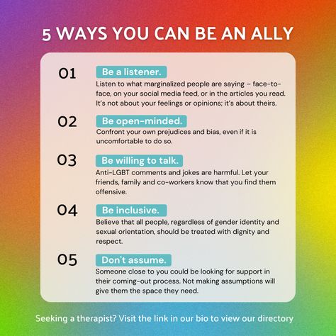 How To Be An Ally Lgbtq, Lgbtq Education, Trans Ally, Lgbtq Ally, Pride Party, Lgbt Ally, Lgbt Support, Pride Week, Diversity Inclusion