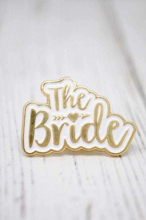 Elevate the bride's special moments with our exquisite Bride Hen Party Badge. This Bride Wedding Day Enamel Pin Lapel Badge is the perfect accessory to celebrate the bride-to-be on her journey to the altar. Enjoy your bridal shower Hen Party Badges, Team Groom, Hen Do, Team Bride, Bride To Be, Hen Party, Bride Wedding, Lapel Pin, Pin Badges