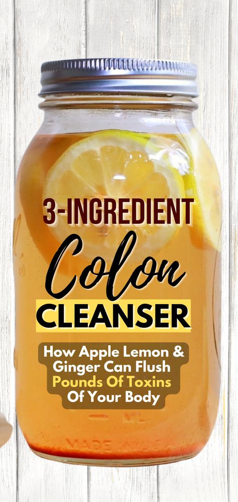 Flat tummy drink for colon cleanse Lemon Ginger Honey, Cleansing Drink, Flat Tummy Fast, Flat Tummy Drink, Turmeric Pills, Flat Belly Smoothie, Cleaning Your Colon, Ginger Honey, Colon Cleansing